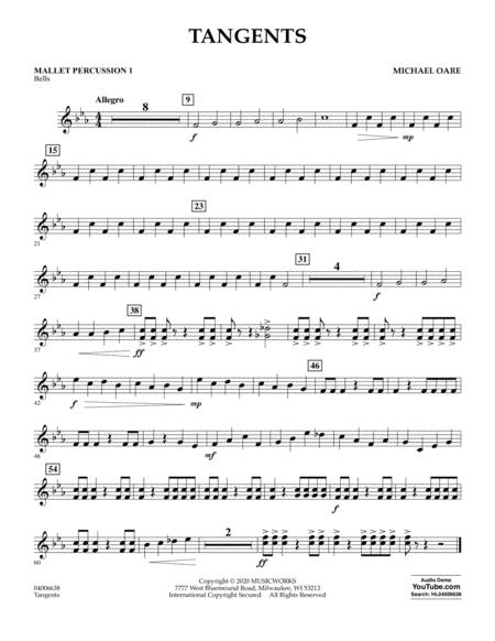 Free Sheet Music Tangents Mallet Percussion 1