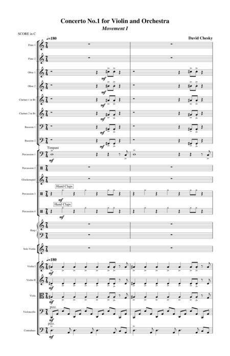 Free Sheet Music Tango 1 For String Orchestra