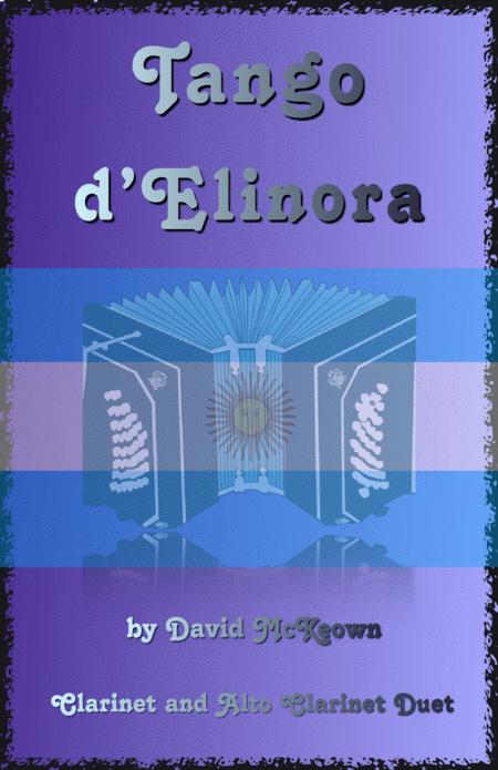 Free Sheet Music Tango D Elinora For Clarinet And Alto Clarinet Duet