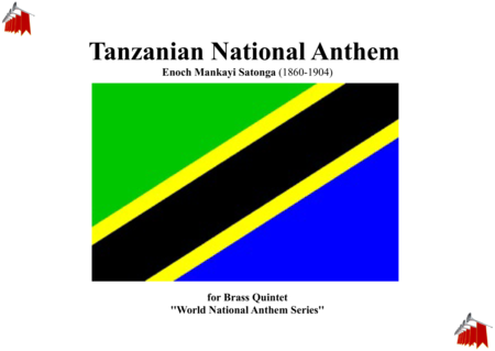 Free Sheet Music Tanzanian National Anthem For Brass Quintet
