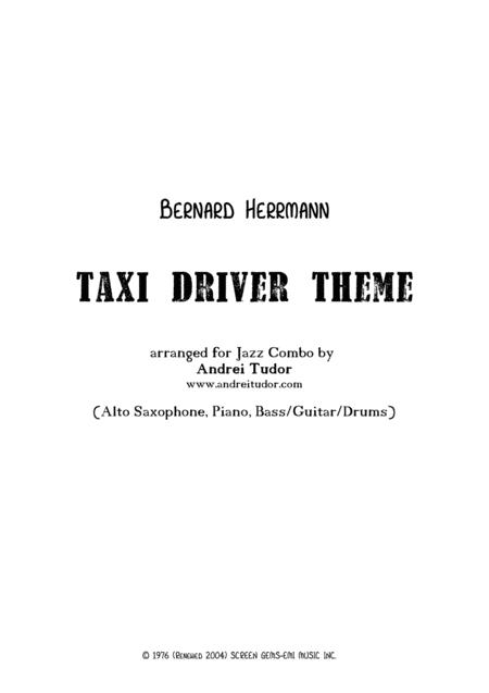 Free Sheet Music Taxi Driver Theme Full Score Parts