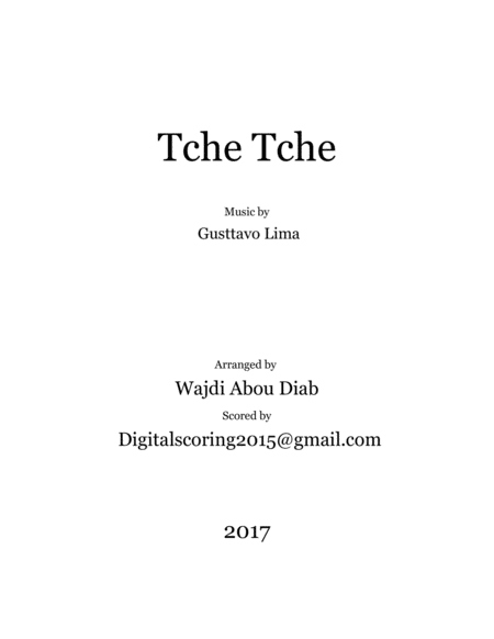 Free Sheet Music Tche Tche