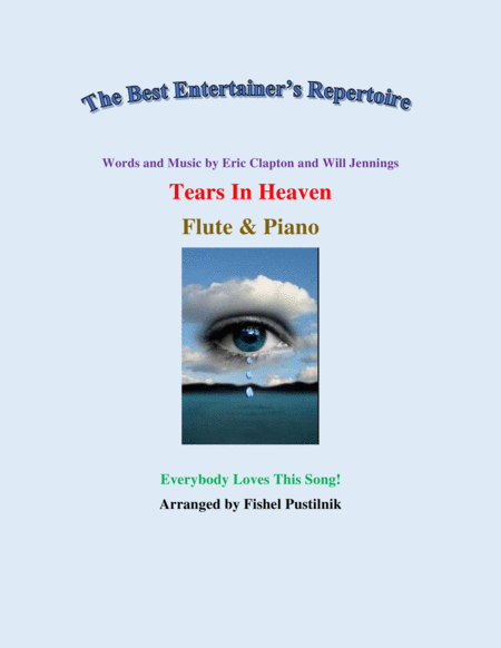 Free Sheet Music Tears In Heaven For Flute And Piano Jazz Pop Version