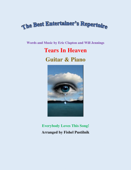 Free Sheet Music Tears In Heaven For Guitar And Piano Jazz Pop Version