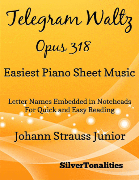 Telegram Waltz Opus 318 Easiest Piano Sheet Music Sheet Music