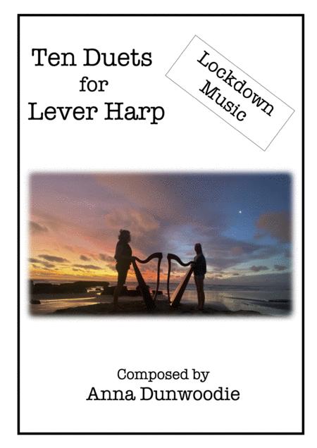 Free Sheet Music Ten Duets For Lever Harp