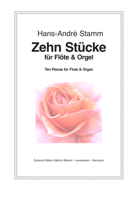 Free Sheet Music Ten Pieces For Flute Organ