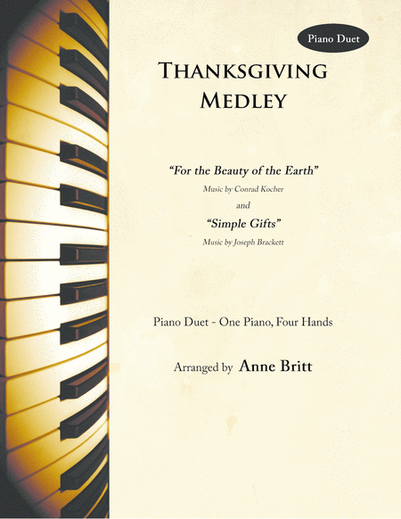 Free Sheet Music Thanksgiving Medley