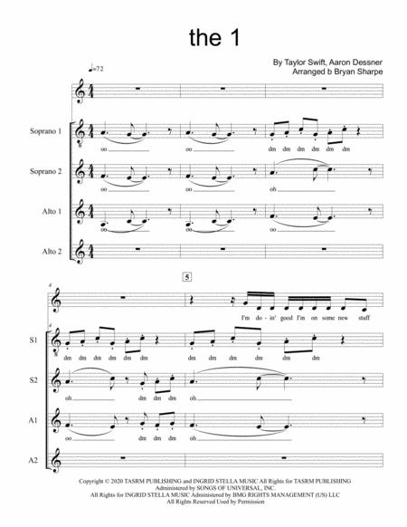 Free Sheet Music The 1 Ssaa