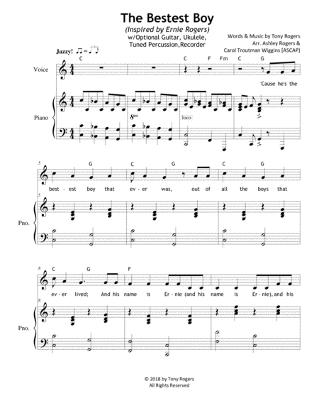 The Bestest Boy Sheet Music