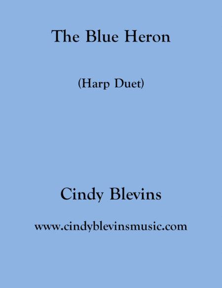 Free Sheet Music The Blue Heron Arranged For Harp Duet