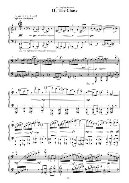 The Chase For Solo Piano From The Piano Cycle The Old Photo Box Sheet Music