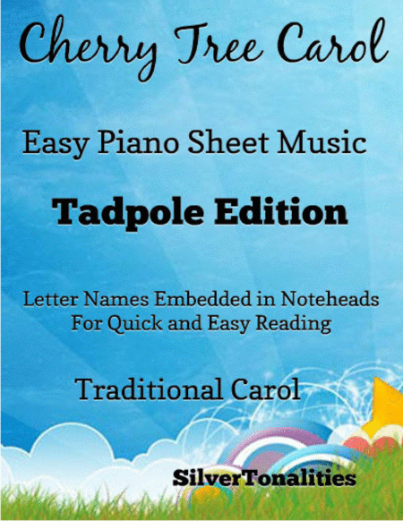 Free Sheet Music The Cherry Tree Carol Easy Piano Sheet Music