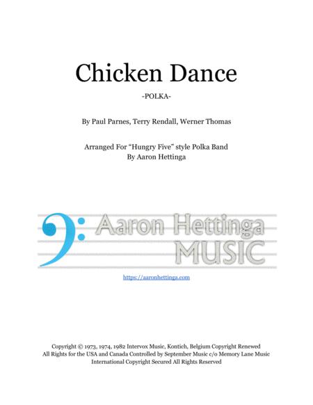 The Chicken Dance Hungry Five Polka Band Sheet Music