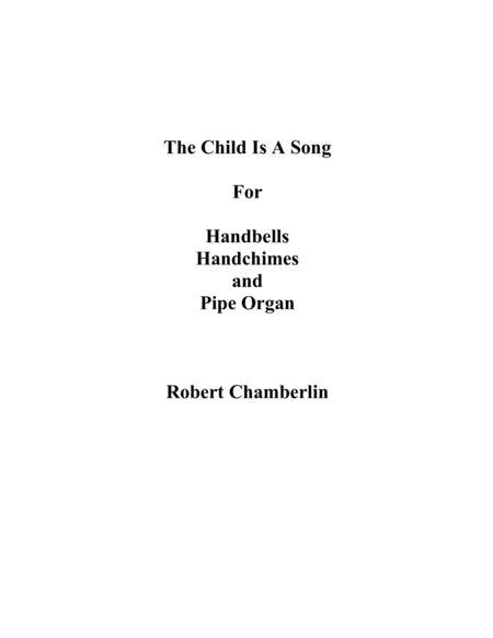 The Child Is A Song Sheet Music