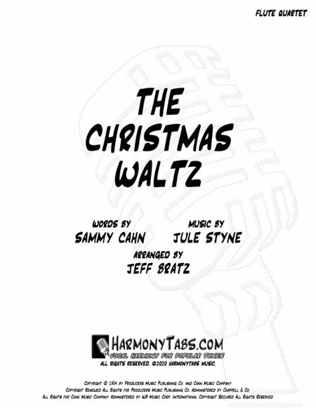 The Christmas Waltz Flute Quartet Sheet Music