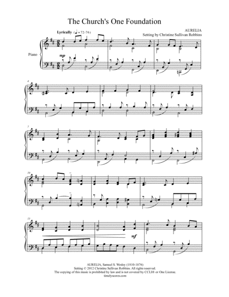 The Churchs One Foundation Sheet Music