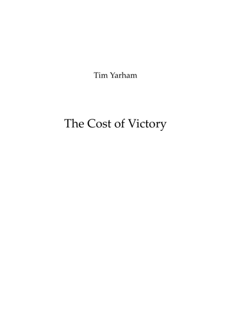 Free Sheet Music The Cost Of Victory