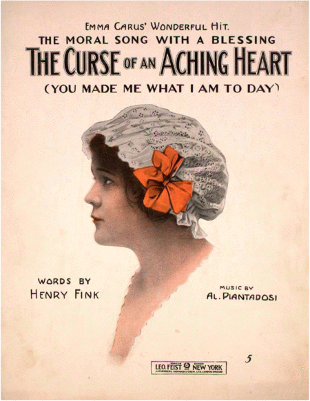 Free Sheet Music The Curse Of An Aching Heart