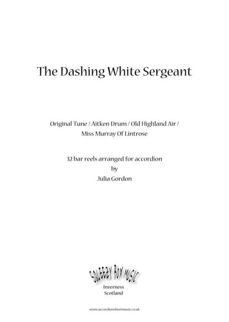 The Dashing White Sergeant Original Tune Aitken Drum Old Highland Air Miss Murray Of Lintrose Sheet Music