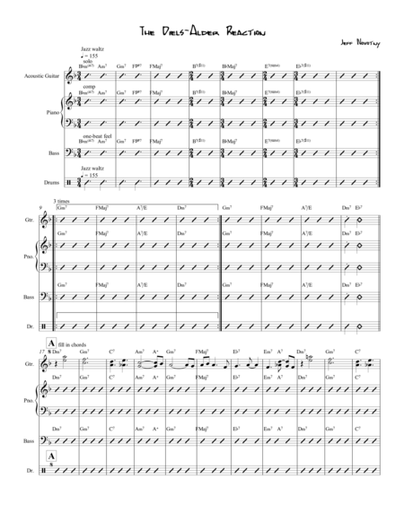 Free Sheet Music The Diels Alder Reaction