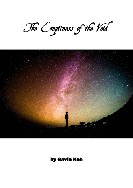 Free Sheet Music The Emptiness Of The Void