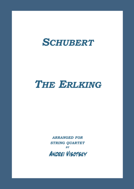 Free Sheet Music The Erlking Der Erlknig