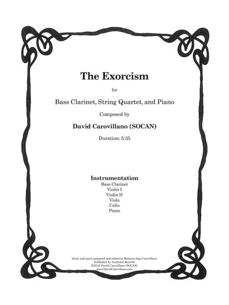 Free Sheet Music The Exorcism For Bass Clarinet Strings Piano