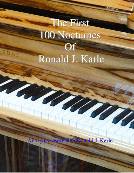 Free Sheet Music The First 100 Nocturnes Of Ronald J Karle