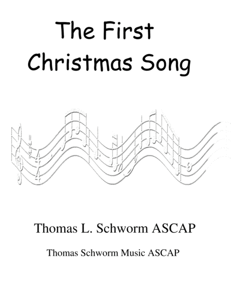 The First Christmas Song Sheet Music