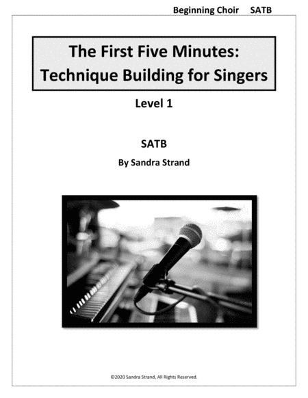 Free Sheet Music The First Five Minutes Technique Building For Singers Level 1