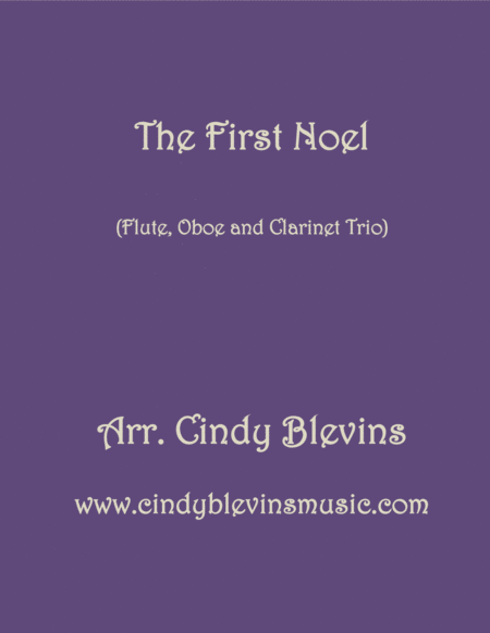 The First Noel Arranged For Flute Oboe And Clarinet Sheet Music