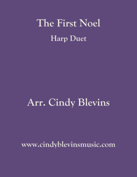Free Sheet Music The First Noel Arranged For Harp Duet