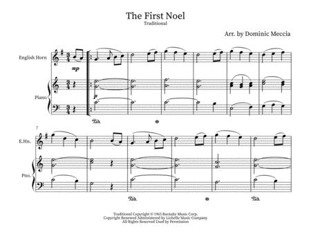 Free Sheet Music The First Noel English Horn And Piano