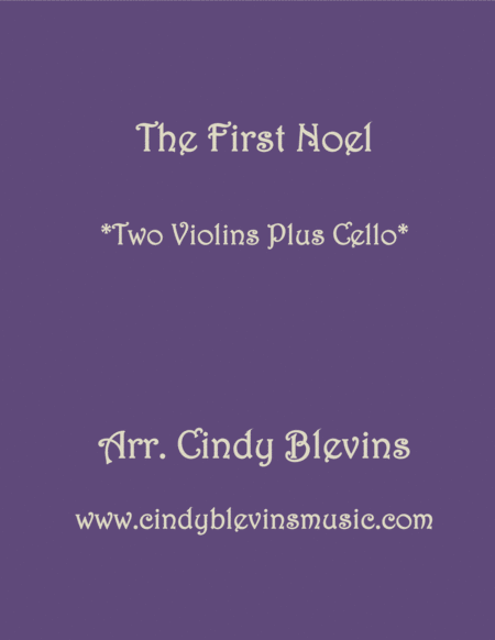 The First Noel For Two Violins And Cello Sheet Music