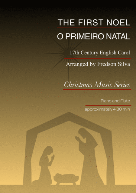 The First Noel O Primeiro Natal Piano And Flute Sheet Music