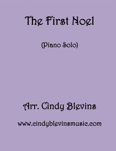 Free Sheet Music The First Noel Piano Solo From My Book Holiday Favorites For Piano