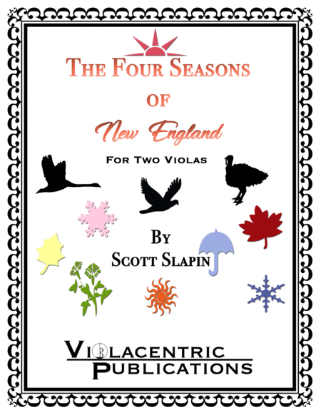 The Four Seasons Of New England For Two Violas Sheet Music