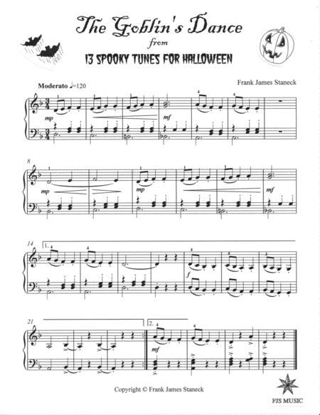 Free Sheet Music The Goblins Dance