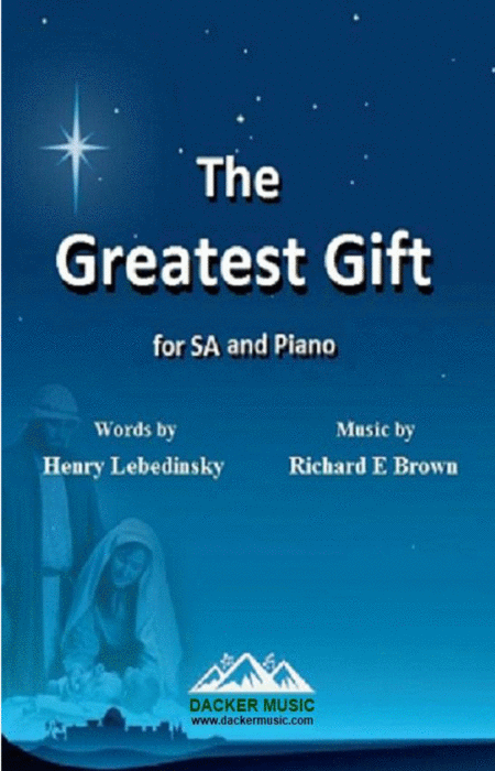 Free Sheet Music The Greatest Gift Sa