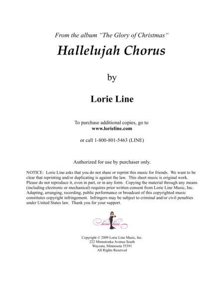 Free Sheet Music The Hallelujah Chorus