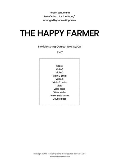 The Happy Farmer Flexible String Quartet Ensemble Sheet Music