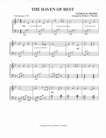 The Haven Of Rest Sheet Music