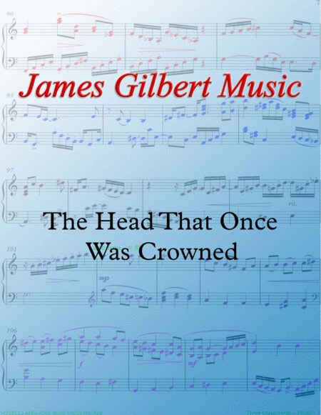 Free Sheet Music The Head That Once Was Crowned