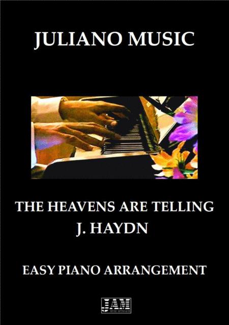 The Heavens Are Telling Easy Piano F Haydn Sheet Music