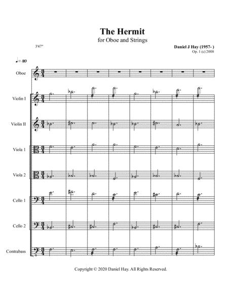 The Hermit For Oboe And Strings Sheet Music