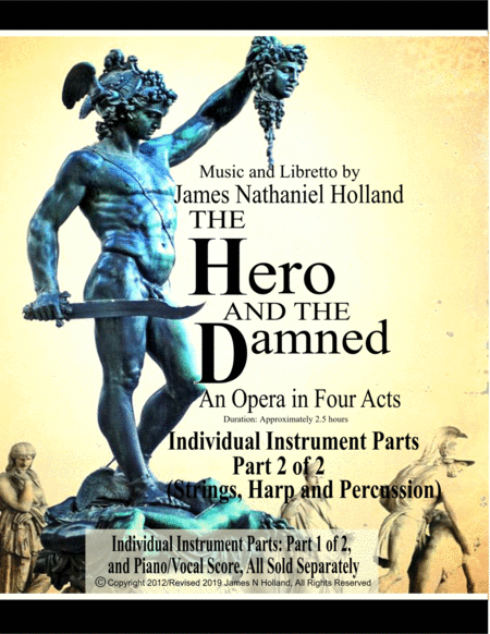 Free Sheet Music The Hero And Damned An Opera In Four Acts Individual Instruments 2 Of 2 Strings Harp And Percussion