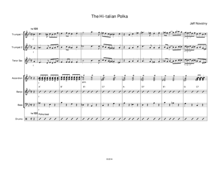 The Hi Talian Polka Sheet Music