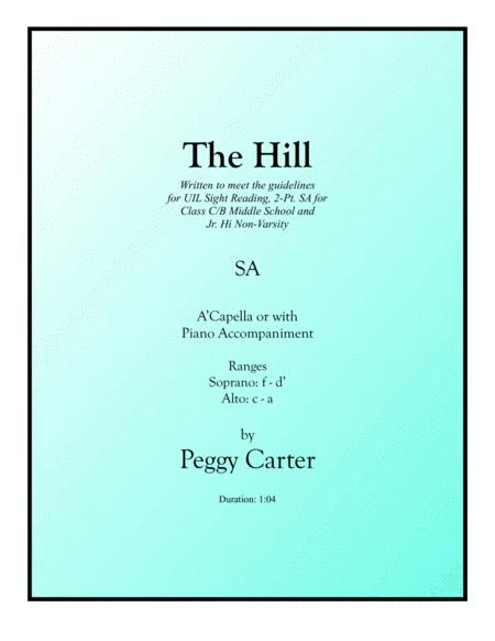 The Hill Sa A Capella Sheet Music