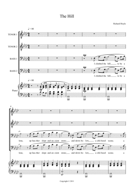 The Hill Sheet Music